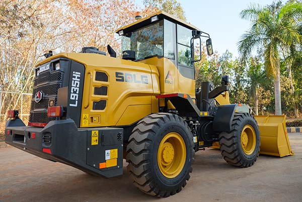 SDLG wheel loader for mining and bulk material handling in Odisha